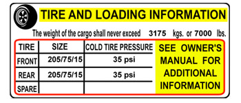 Buy VIN LABELS and TIRE LABELS